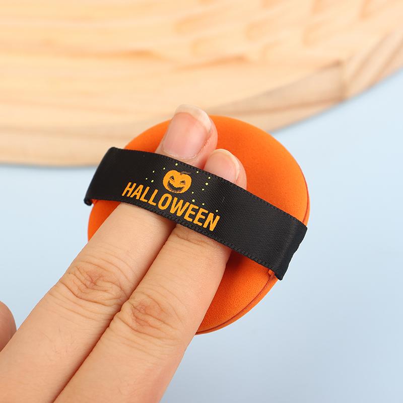 Хэллоуин Мультфильм Летучая мышь Ведьма Тыква Подушка-спонж Ультра Мягкий Спонж-спонж Влажный Сухой Двойного Назначения Макияж Спонж 4