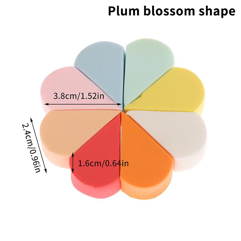 8 шт. спонж для макияжа треугольной формы конфетного цвета мягкий волшебный очищающий косметический спонж для умывания лица макияж Esponja