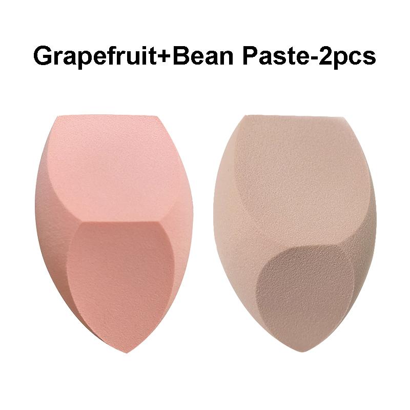 2 шт., большой размер, спонж для макияжа, тональная основа, косметический спонж, мягкий, гладкий, пудра, консилер, спонж для смешивания, влажный, сухой, двойного назначения, спонж для макияжа