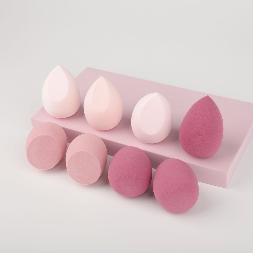 8 шт. Спонж для макияжа, Спонж для макияжа для растушевки тональной основы, крема и пудры, многоцветный косметический спонж, подходит для всех типов кожи