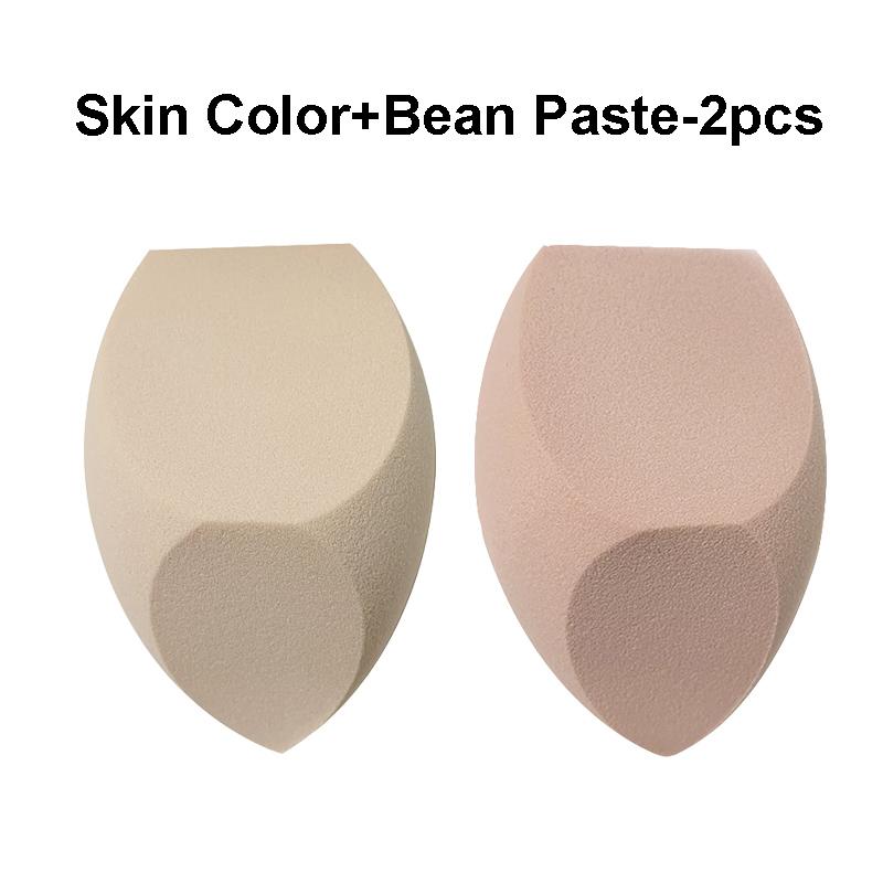 2 шт., большой размер, спонж для макияжа, тональная основа, косметический спонж, мягкий, гладкий, пудра, консилер, спонж для смешивания, влажный, сухой, двойного назначения, спонж для макияжа